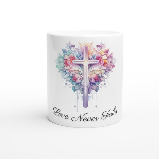 Love Never Fails Mugs