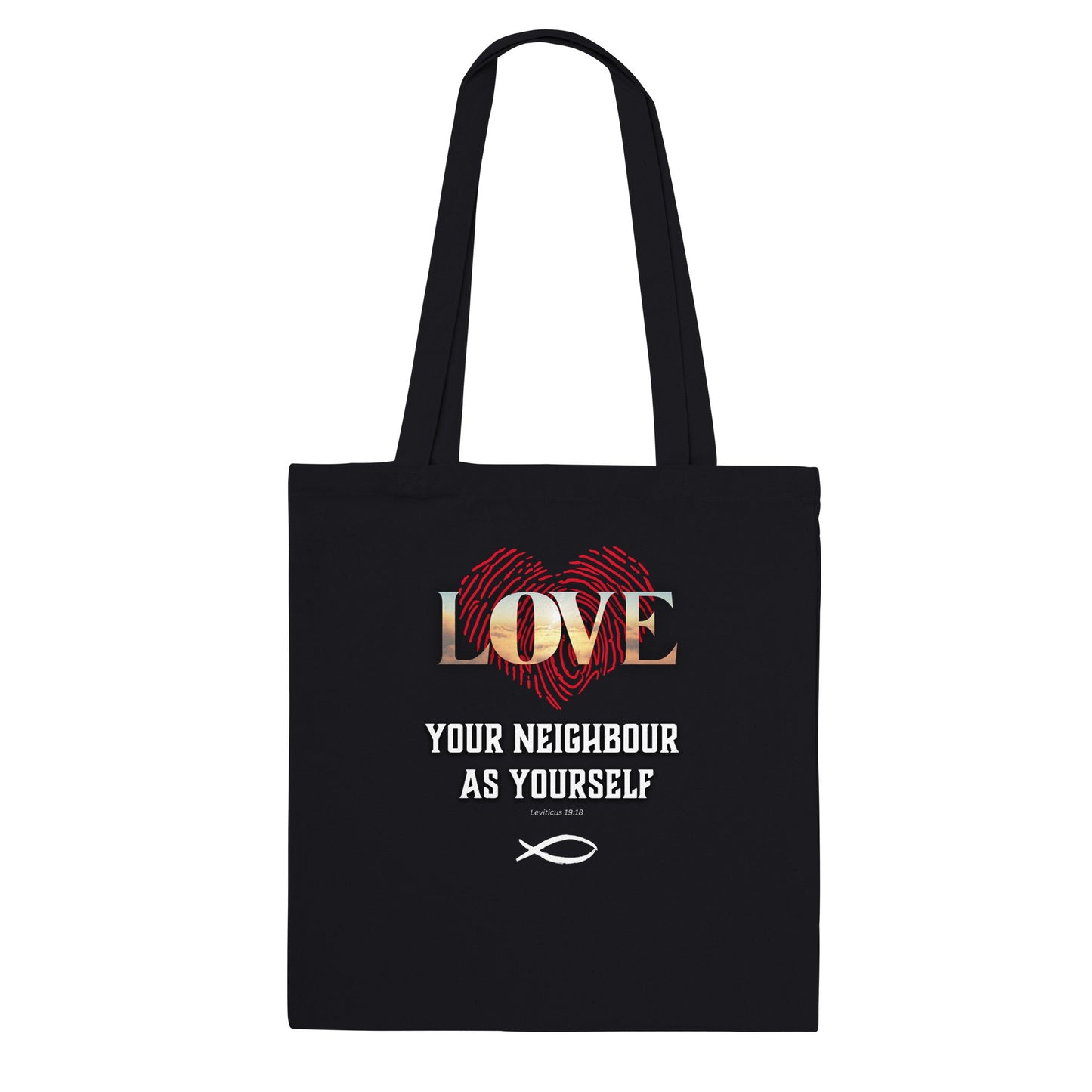 Love your Neighbour Tote Bag (Leviticus 19:18)