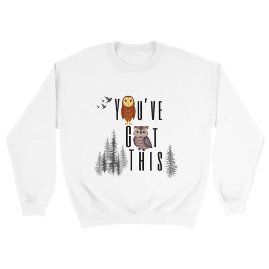 Inspirational Owl Sweatshirt - Graceful Smiles